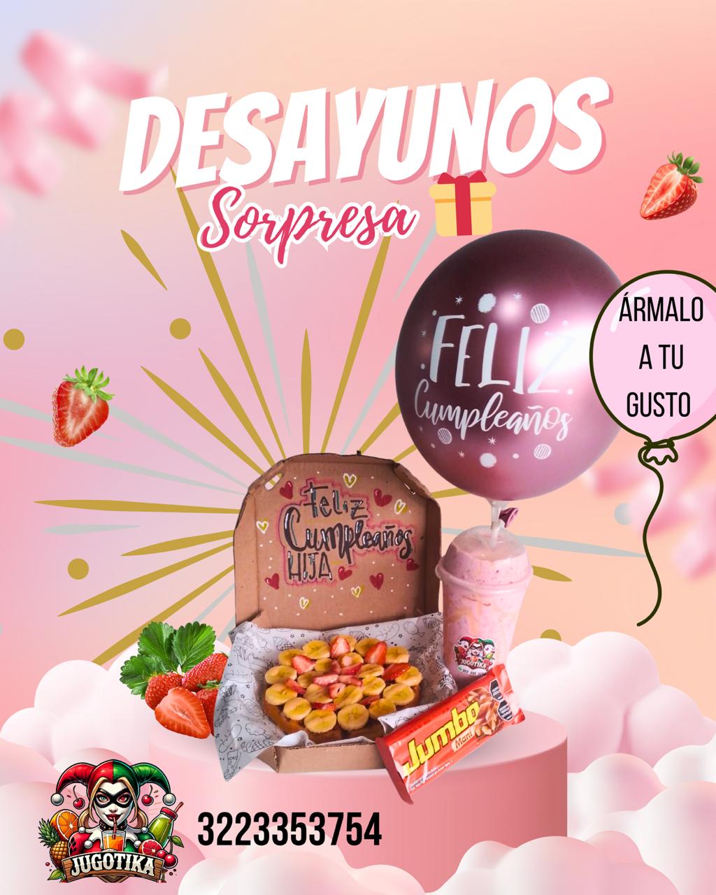 Desayuno artesanal hecho con amor y ingredientes frescos